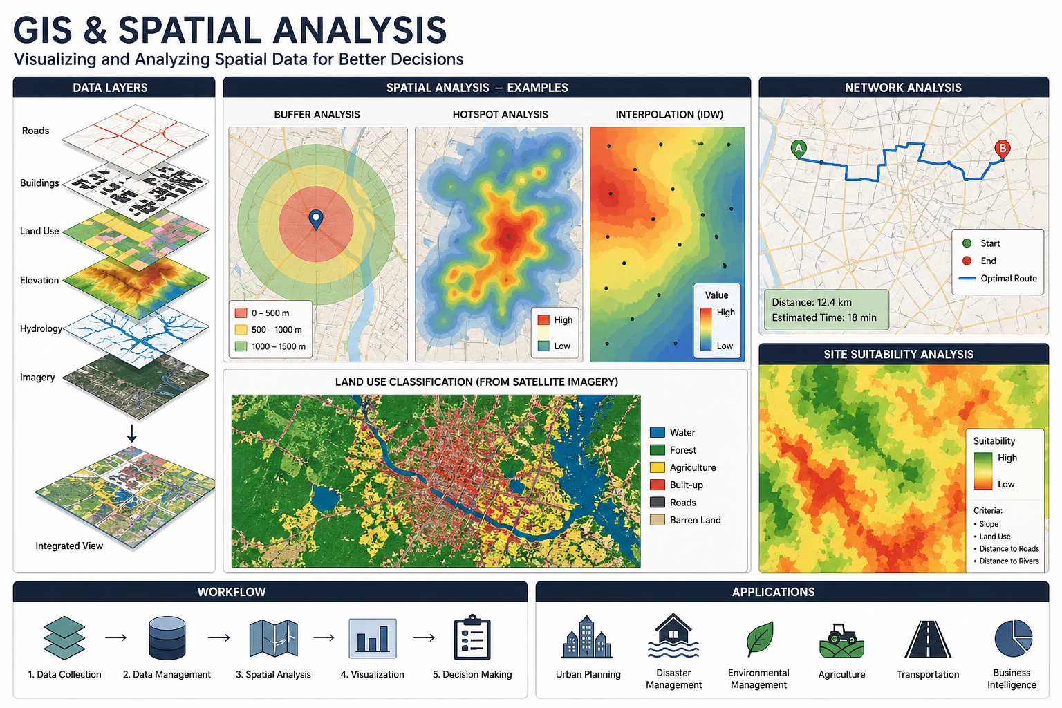 GIS, Remote  Sensing, and Spatial Analytics image